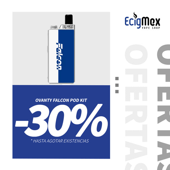 Kit Inicial POD Ovanty Falcon 950 mAh varios colores para sales de nicotina