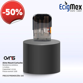 Cartucho para cigarro electrónico Aimo Mount con capacidad de 1.8 mL