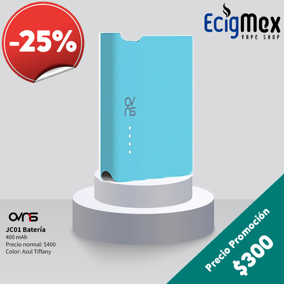 Batería MOD JC01 Ovns 400 mAh Varios colores para concentrados y aceites