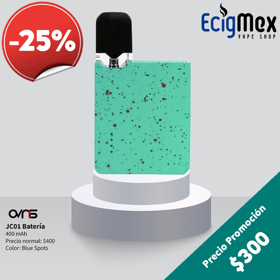Batería MOD JC01 Ovns 400 mAh Varios colores para concentrados y aceites