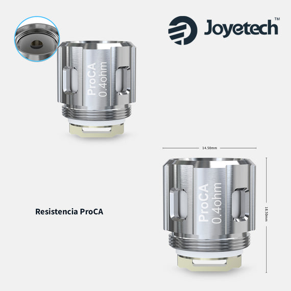 Resistencia para vaporizador Joyetech Serie Pro C Coils