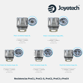 Resistencia para vaporizador Joyetech Serie Pro C Coils
