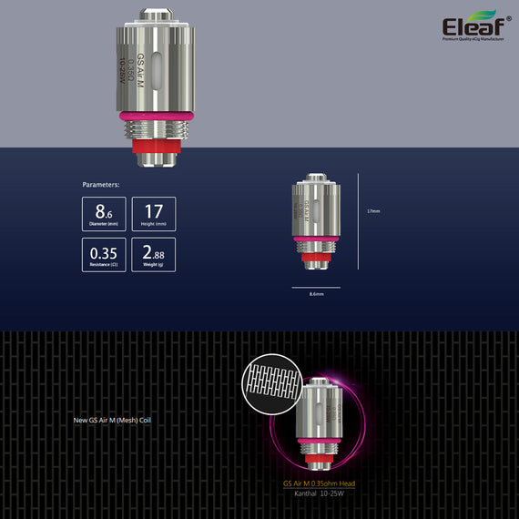 Resistencia para vaporizador Eleaf Serie GS Air