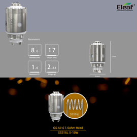 Resistencia para vaporizador Eleaf Serie GS Air