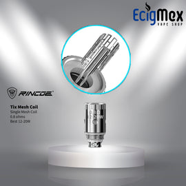 Resistencia para vaporizador Rincoe Tix Single Mesh Coil 0.8 ohms