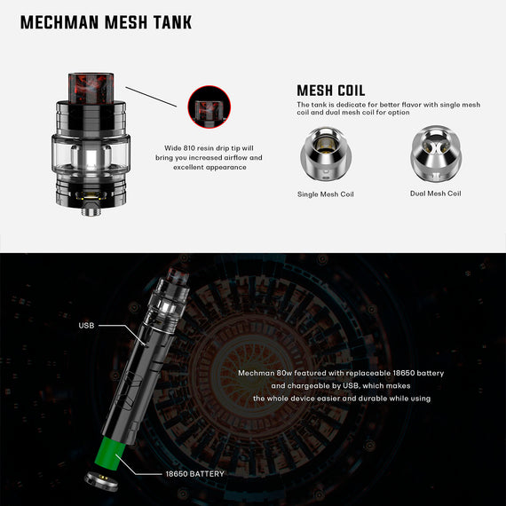 Vaporizador Rincoe Mechman