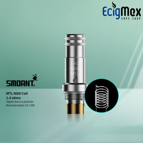Resistencia para vaporizador Smoant Pasito varias capacidades