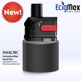 Cartucho para POD MOD Smok Alike Black Opción RPM y Nord Coils