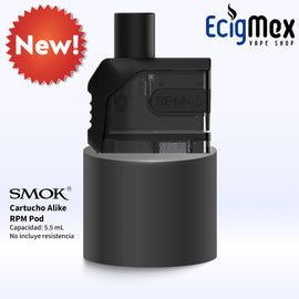 Cartucho para POD MOD Smok Alike Black Opción RPM y Nord Coils