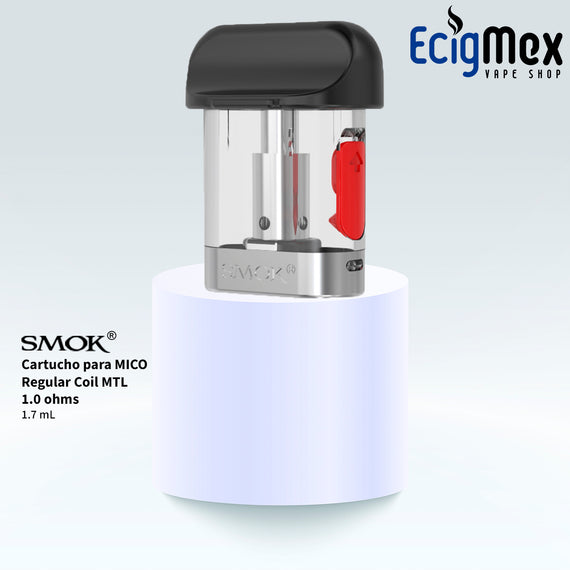 Cartuchos para POD Kit Smok MICO con distintas capacidades Mesh y Regular Coil