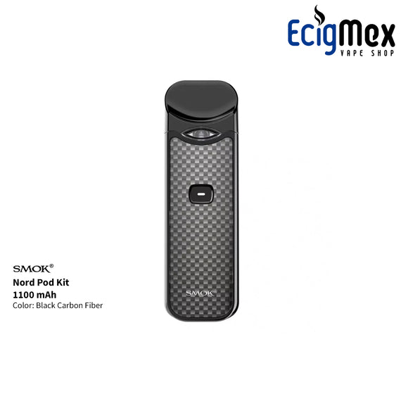 POD Smok Nord 1100 mAh varios colores y acabados para vapor masivo