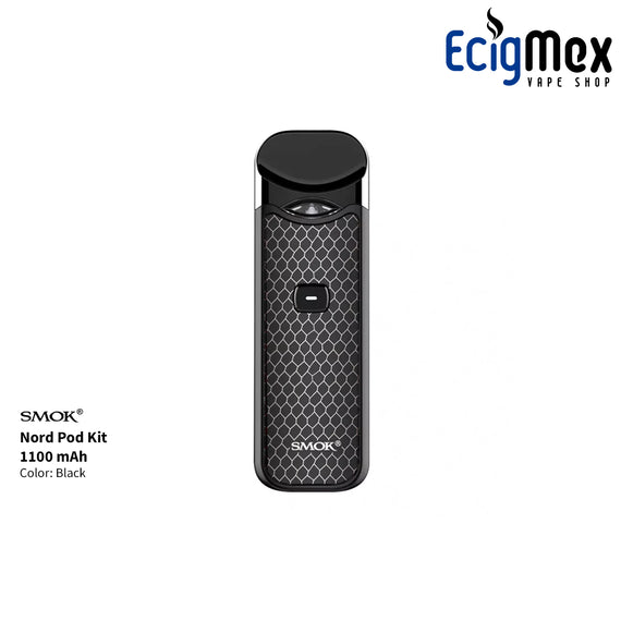POD Smok Nord 1100 mAh varios colores y acabados para vapor masivo