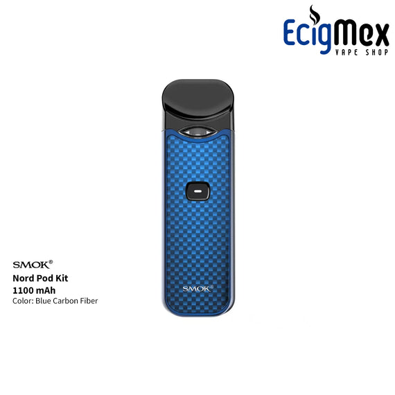 POD Smok Nord 1100 mAh varios colores y acabados para vapor masivo