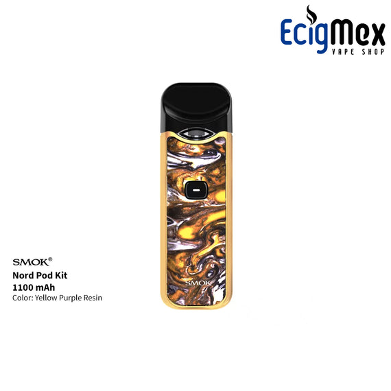 POD Smok Nord 1100 mAh varios colores y acabados para vapor masivo