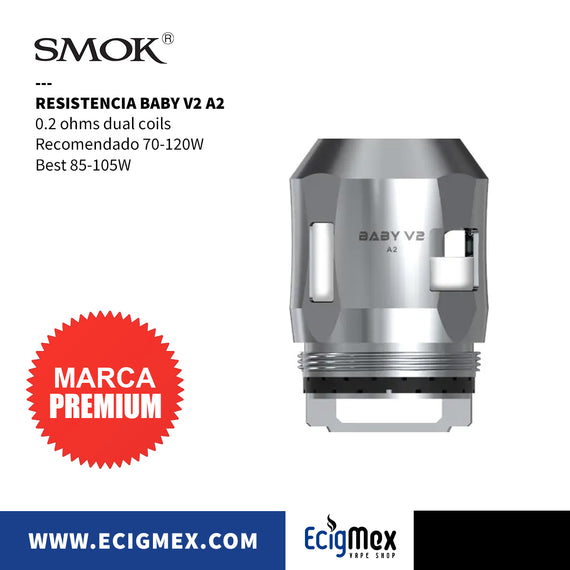 Resistencias para Vapeador Smok Serie Baby V2 Diversas Capacidades