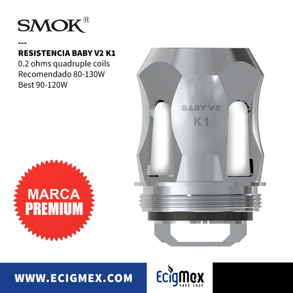 Resistencias para Vapeador Smok Serie Baby V2 Diversas Capacidades
