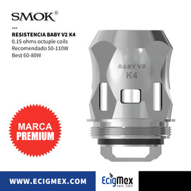 Resistencias para Vapeador Smok Serie Baby V2 Diversas Capacidades