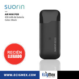 POD Suorin Air Mini Batería de 430 mAh y capacidad 2 mL Pequeño y Práctico
