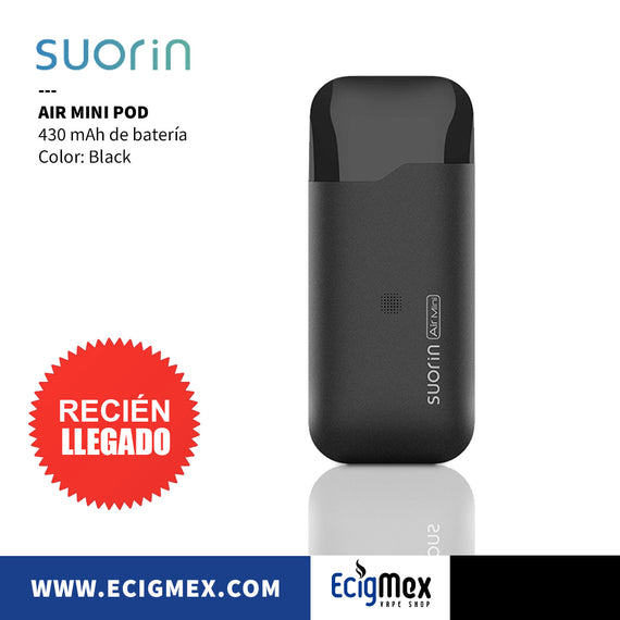 POD Suorin Air Mini Batería de 430 mAh y capacidad 2 mL Pequeño y Práctico