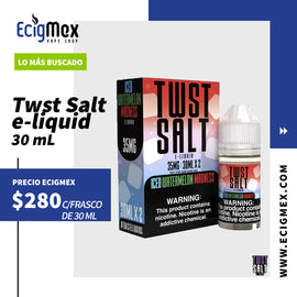 Líquido/ Eliquid para vapeo Twist Eliquid Salts varios sabores originales 30ml Nic Salts