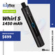 POD Estilo Pluma Uwell Whirl S 18W de Potencia 1450 mAh Diseño Exquisito en Cuarzo y Acero Inoxidable