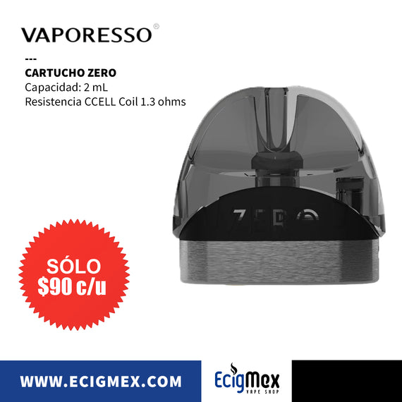Cartucho para cigarro electrónico Vaporesso para Zero Pod con capacidad de 2 mL