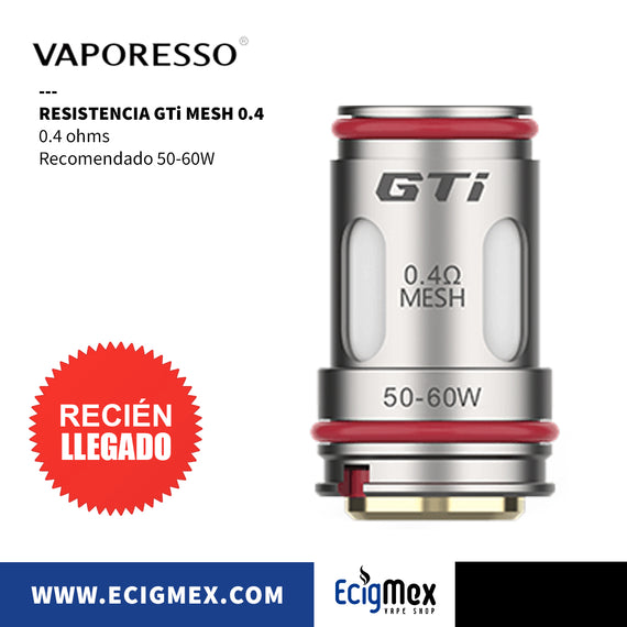 Resistencia Serie GTi Coil para Atomizador Vaporesso iTank e iTank 2 para Vaporizadores TARGET y Armour Max
