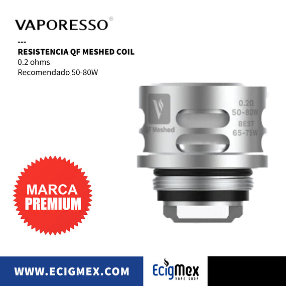 Resistencia para vaporizador Vaporesso Serie QF varias capacidades