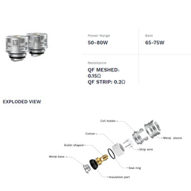 Resistencia para vaporizador Vaporesso Serie QF