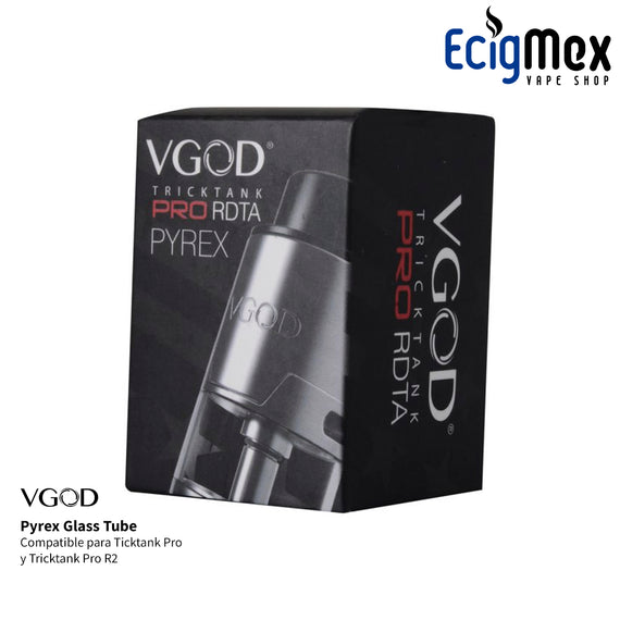 Cristal Pyrex VGOD para PRO RDTA Tricktank varios colores