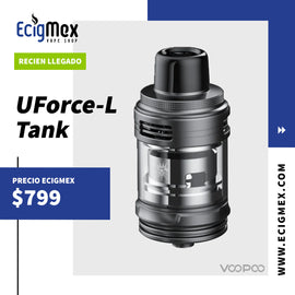 Atomizador Voopoo UFORCE-L Tank capacidad 4.0 mL 510 thread Compatible con PnP Coils