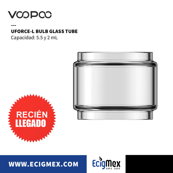 Cristal para cigarro electrónico Voopoo Glass Tube Uforce varios modelos