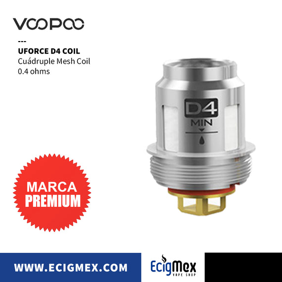 Resistencia para vaporizador Voopoo Uforce Serie N, U y D varias capacidades