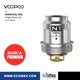 Resistencia para vaporizador Voopoo Uforce Serie N, U y D varias capacidades