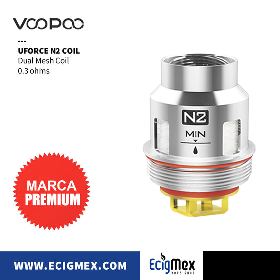 Resistencia para vaporizador Voopoo Uforce Serie N, U y D varias capacidades