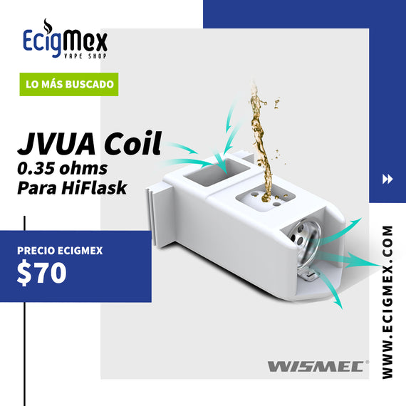Resistencia para cigarro electrónico Wismec HiFlask JVUA 0.35 ohms