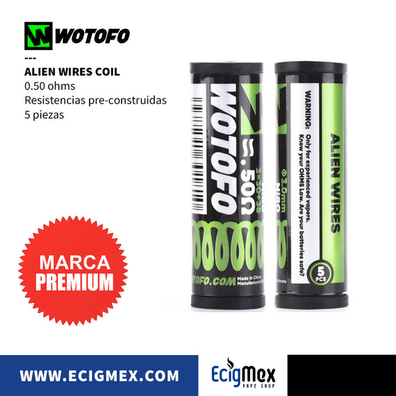 Resistencias Pre-Construidas Wotofo para vaporizador RBA-RDA-RTA-RDTA