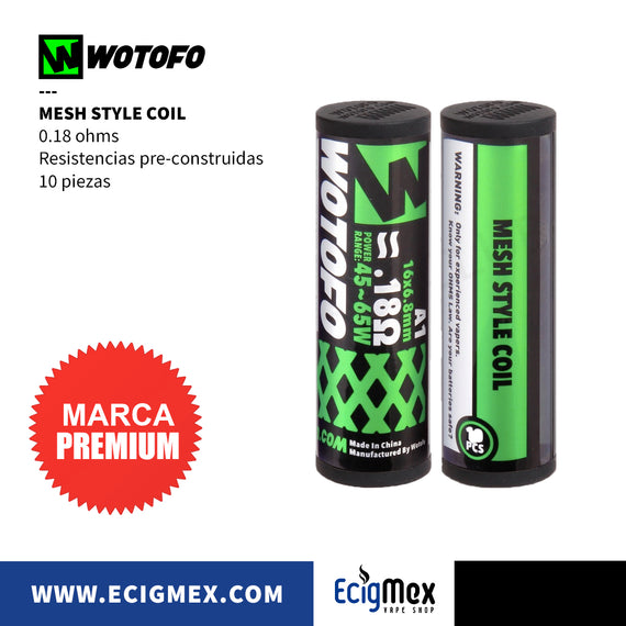 Resistencias Pre-Construidas Wotofo para vaporizador RBA-RDA-RTA-RDTA