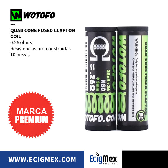 Resistencias Pre-Construidas Wotofo para vaporizador RBA-RDA-RTA-RDTA