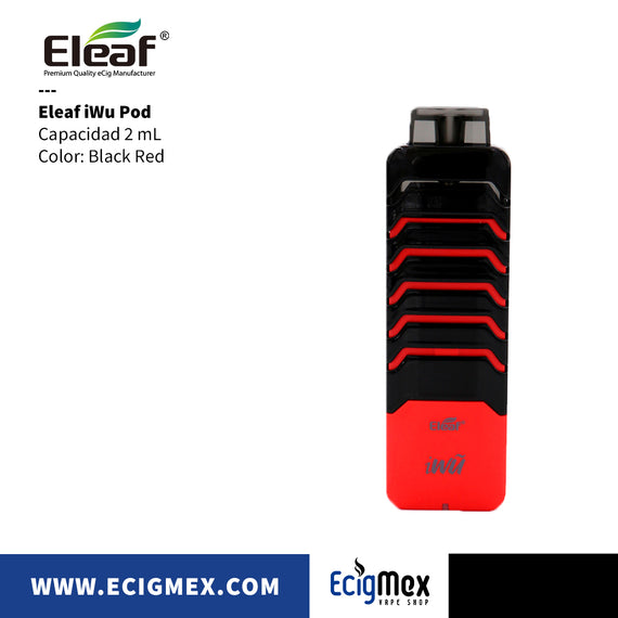 POD Eleaf iWu 700 mAh varios colores para sales de nicotina