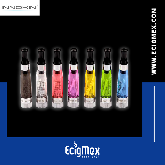 Claromizadores Atomizadores Innokin Serie iClear 12-16-16B-16D Varios colores y diseños