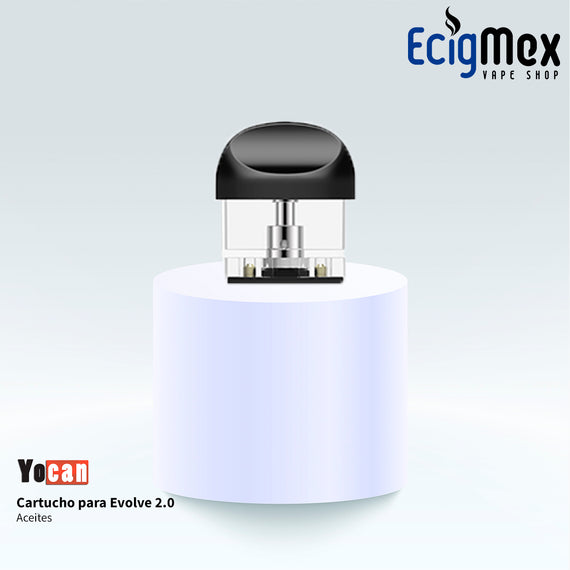 Cartucho para cigarro electrónico Yocan Evolve 2.0 con capacidad de 1.0 mL