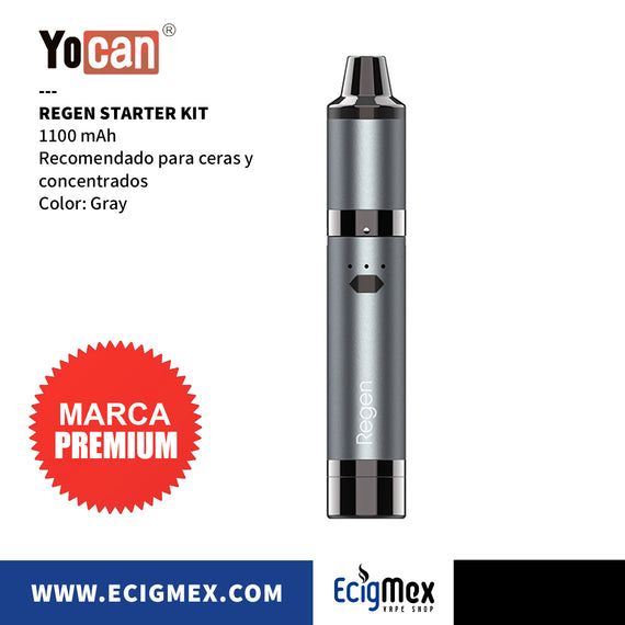 Pen Kit Yocan Regen 1100 mAh para Cera y Concentrados con Resistencia Quartz Coil