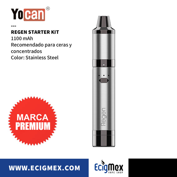 Pen Kit Yocan Regen 1100 mAh para Cera y Concentrados con Resistencia Quartz Coil