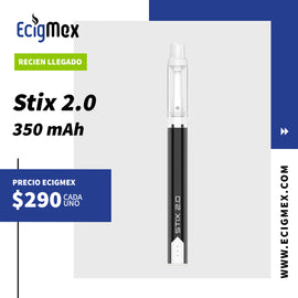 Vapeador Yocan Stix 2.0 Kit 350 mAh Voltaje Variable y Calentamiento Cerámico Recomendado para aceites