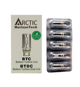Resistencias BTC Arctic Horizon Tech de 0.2 y 0.5 ohms  30-100 Watts de Algodon Organico